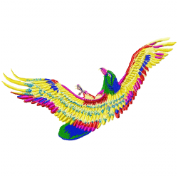 Eagle And Falcon Embroidery Design 7 Eagle And Falcon Embroidery Design 7